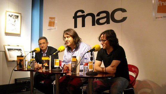Presentación de Extraña noche en Linares en FNAC Sevilla 