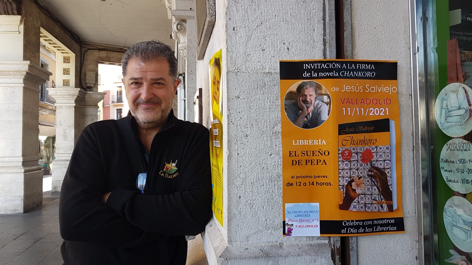 JesÃºs Salviejo en el DÃ­a de las LibrerÃ­as en Valladolid 