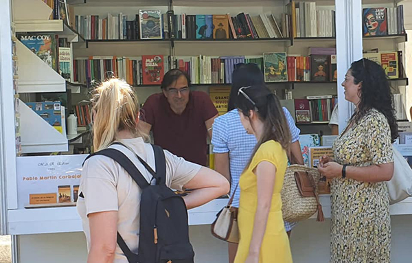 Pablo Martín Carbajal en la Feria del Libro de Madrid