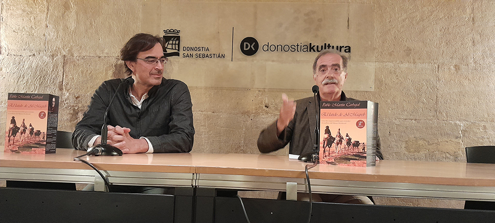 Pablo Martin Carbajal en la feria del libro de San Sebastian