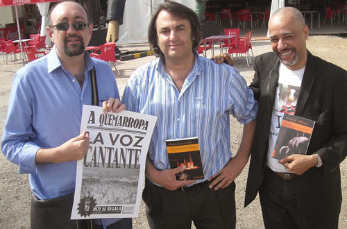 Eduardo Vaquerizo, Miguel Angel de Rus y David Skinner 