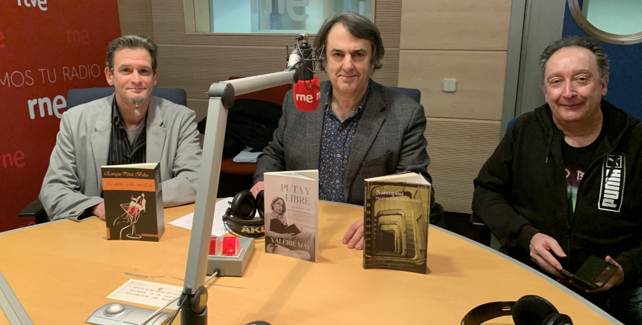 Enrique Pérez Balsa junto a Miguel Ángel de Rus y Paco Gómez Escribano